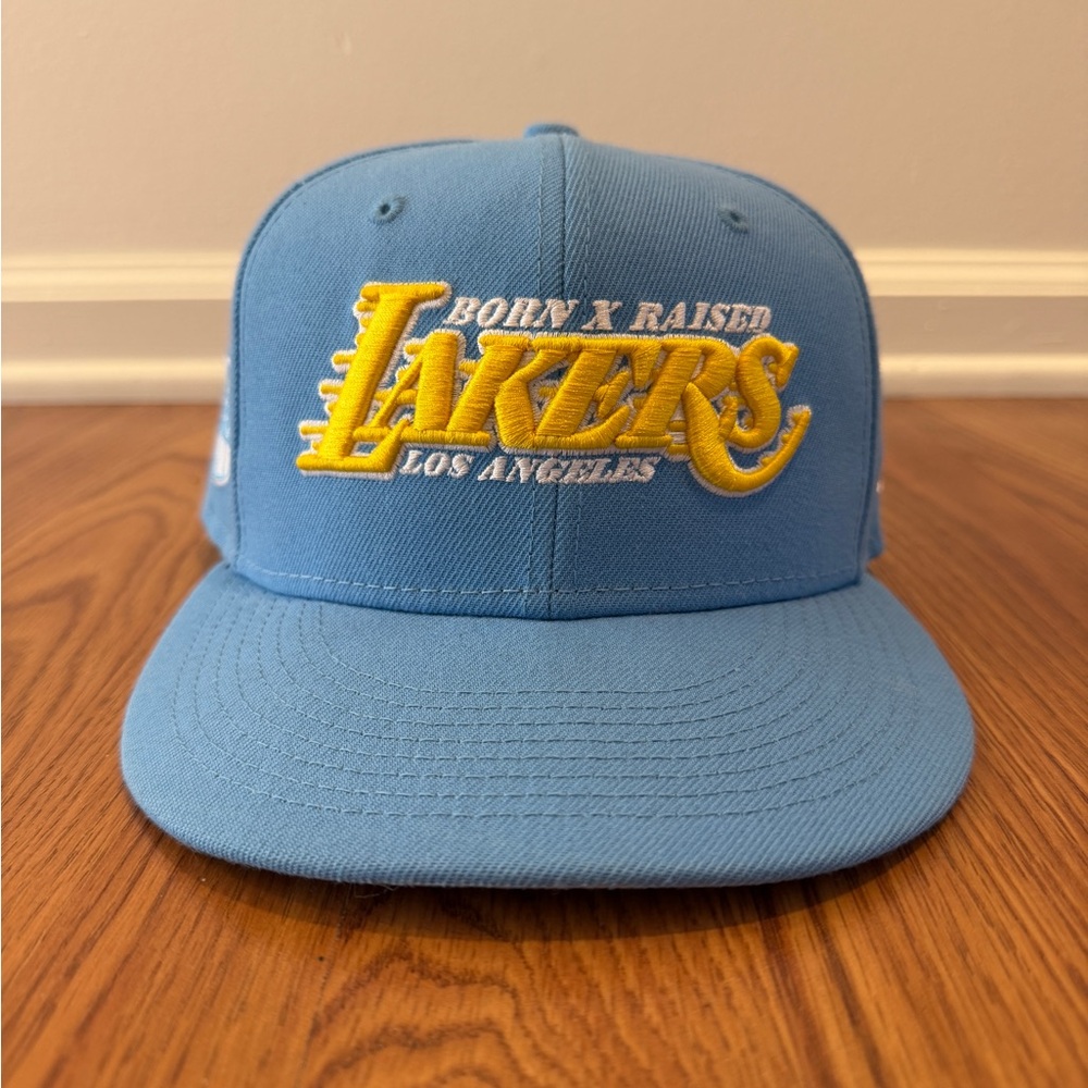 BORN X RAISED NEW ERA LAKER HAT